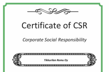 TiksPac CSR-todistus